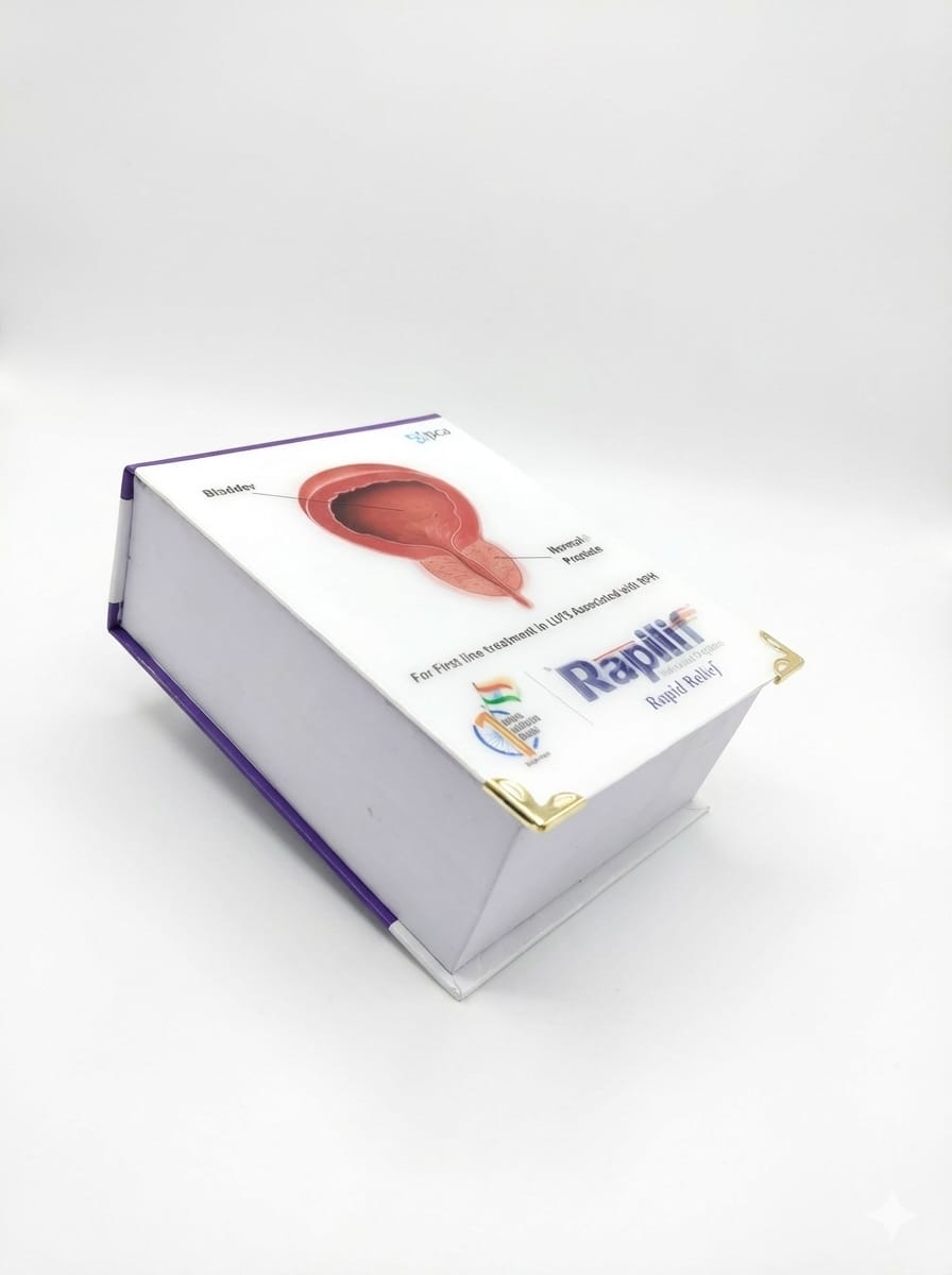 Premium 3D Lenticular Pharma Gift Notebook with Gold Corner Protectors